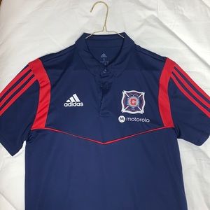 Adidas Climalite Chicago Fire Soccer Polo